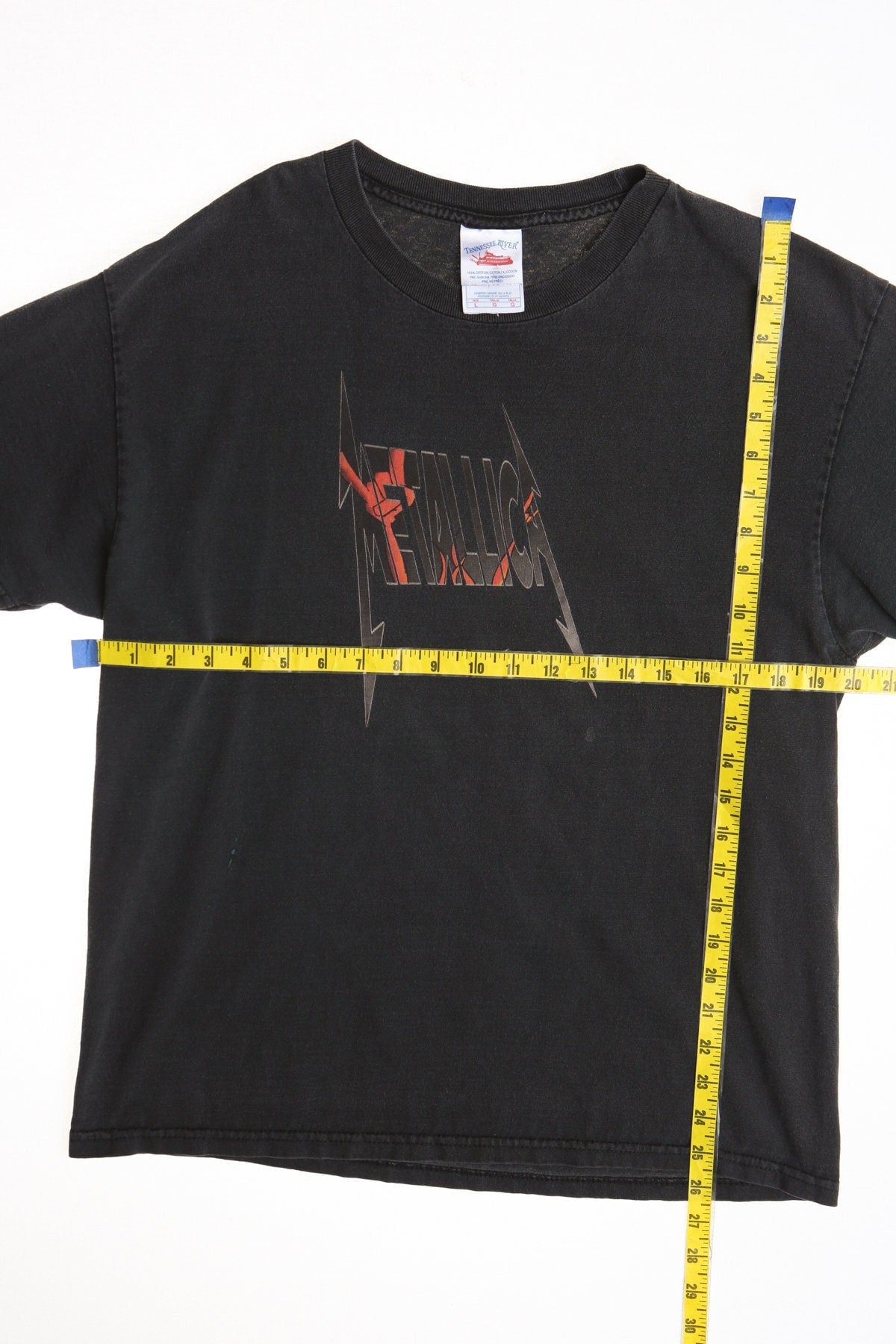 Metallica black shirt y2k 90's 2000 rocker t-shirt graphic fist