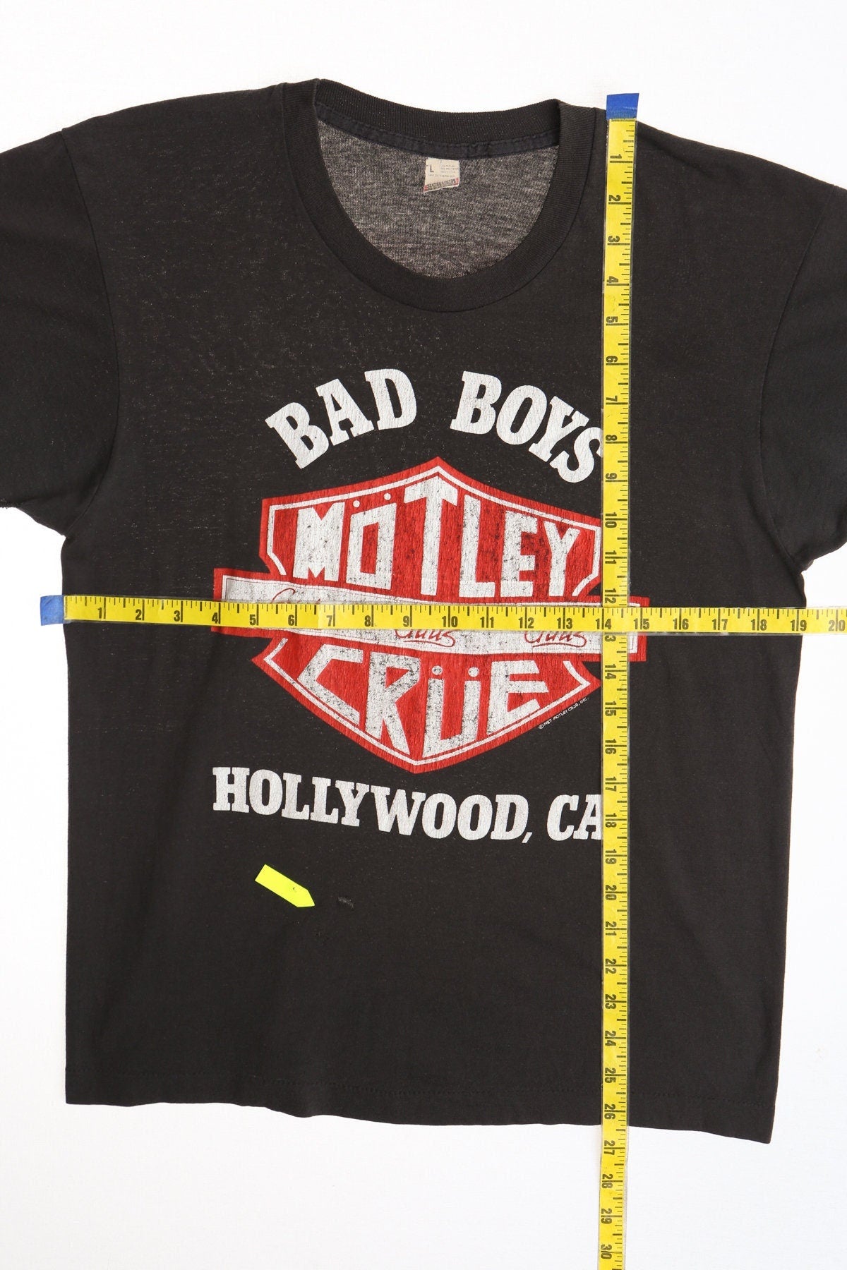 Motley crue girls girls girls bad boys hollywood california world tour 1987 rocker band made in usa