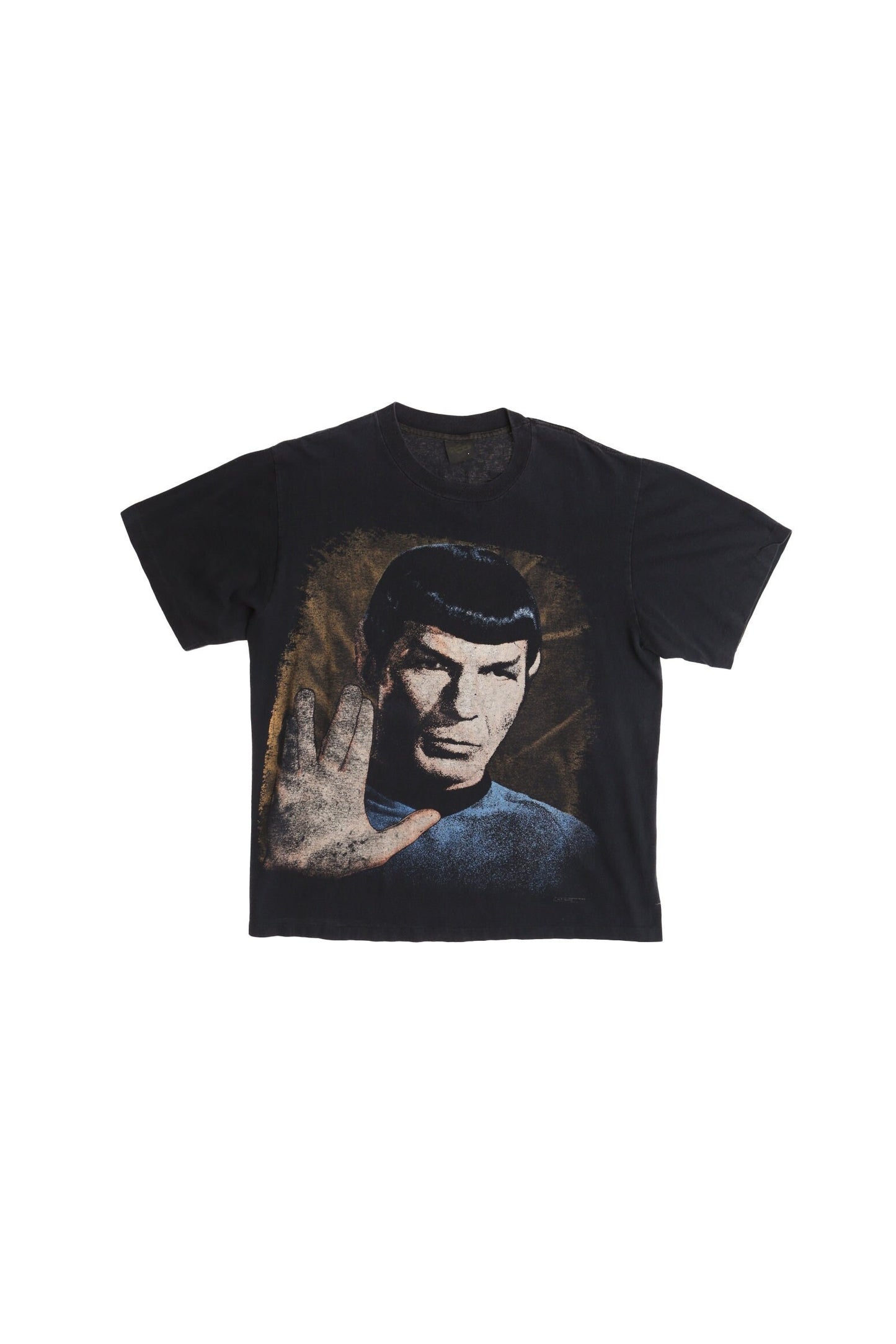 Vintage star trek graphic t-shirt shirt black spock 90's hand