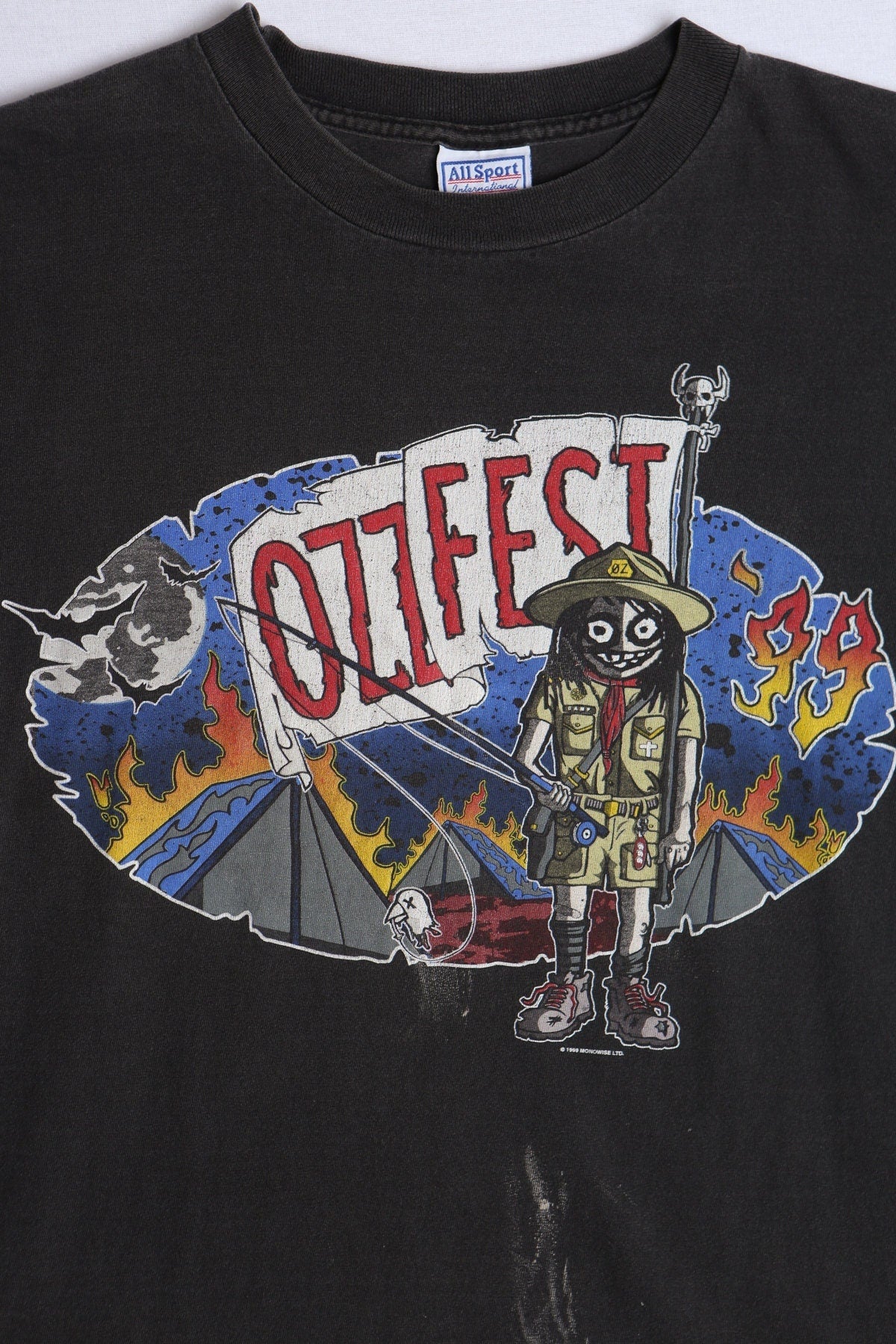 1999 rock festival ozzfest rob zombie black sabbath slayer slipknot fear factory deftones primus rock