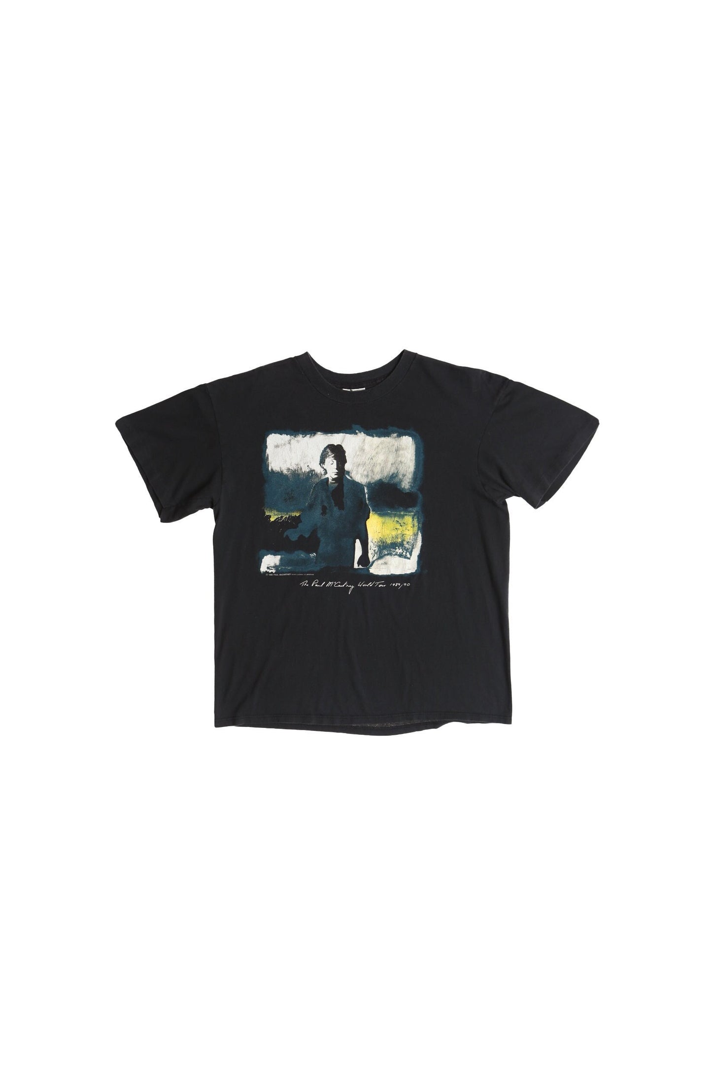 Vintage world tour 1990 1989 concert shirt black paul mccartney t-shirt