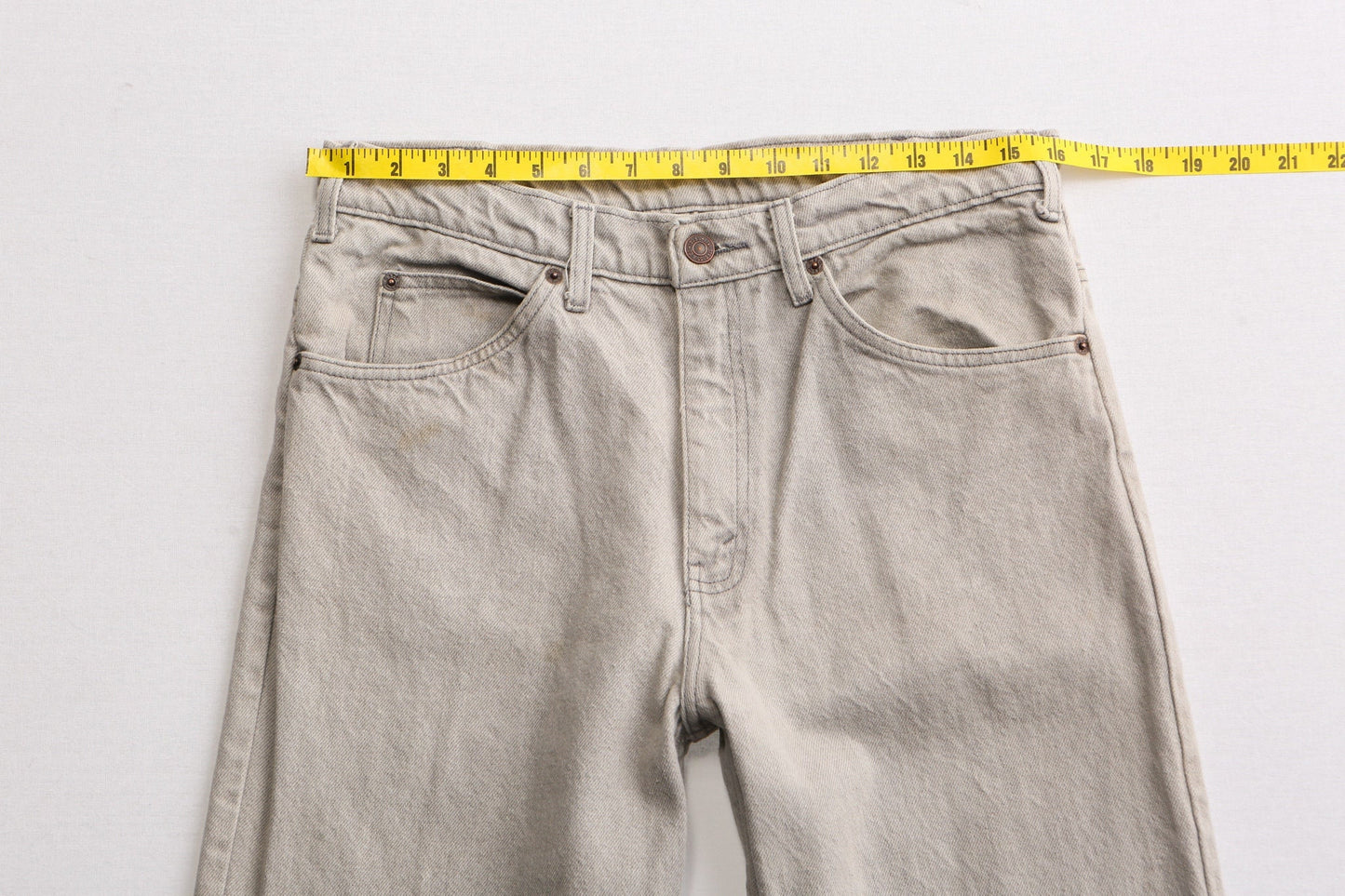 Vintage levi's jeans denim pants waist 38 off white