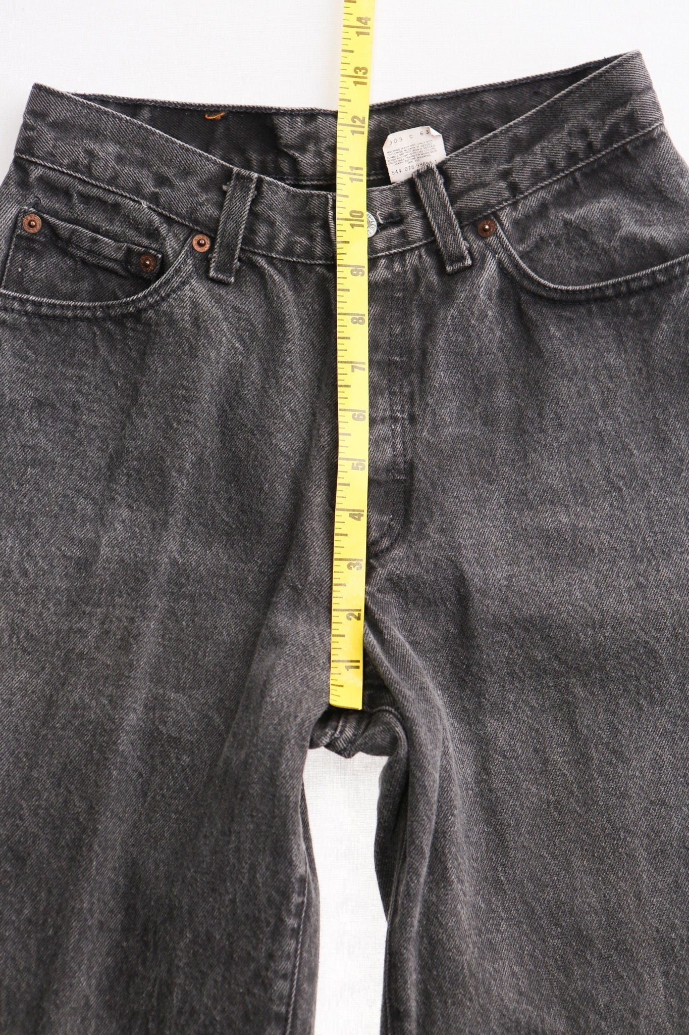 Vintage 501 levi's jeans medium wash western denim pants black men xx made in usa