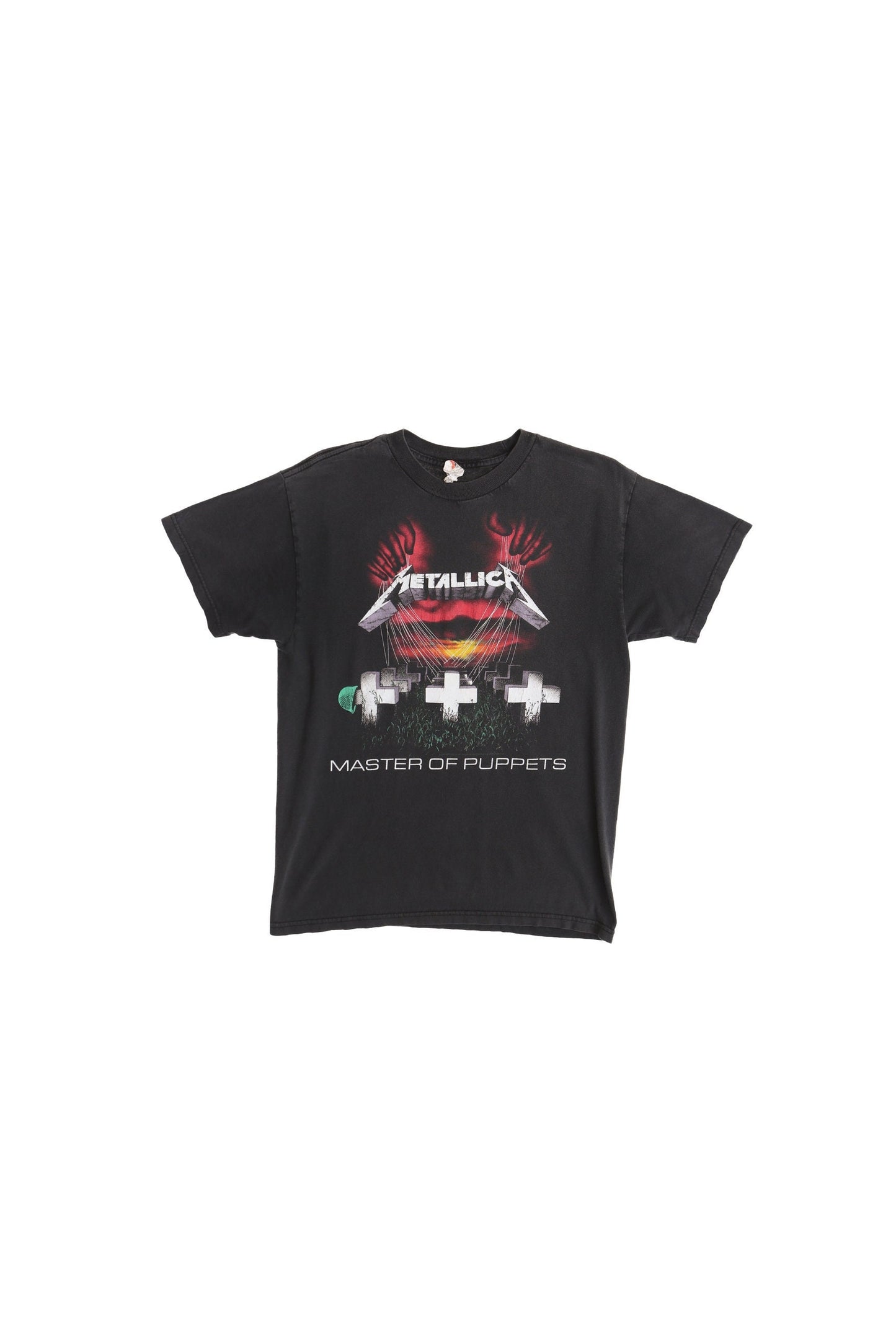 Metallica rock shirt master of puppets black y2k band crosses t-shirt