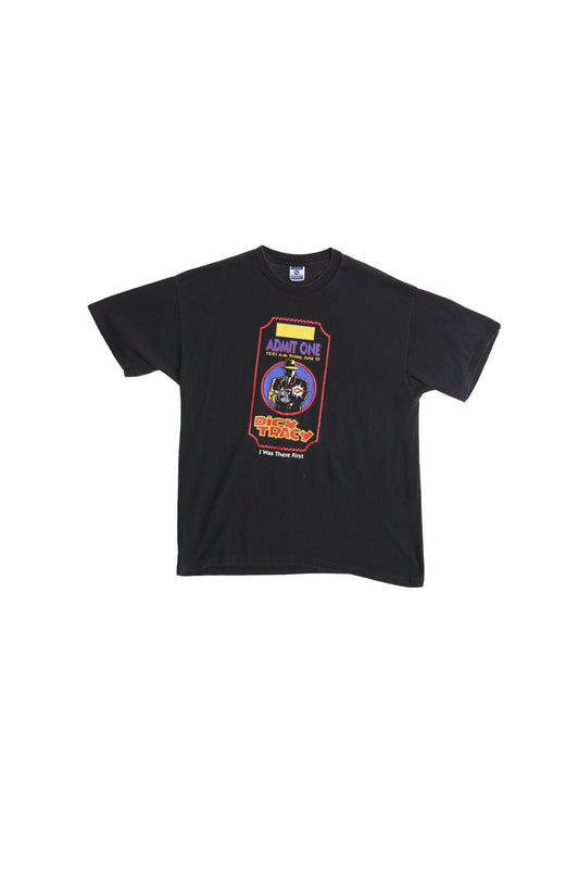 Dick tracy admit one vintage shirt black t-shirt friday june 15 i was there first 90's made in usa xl
