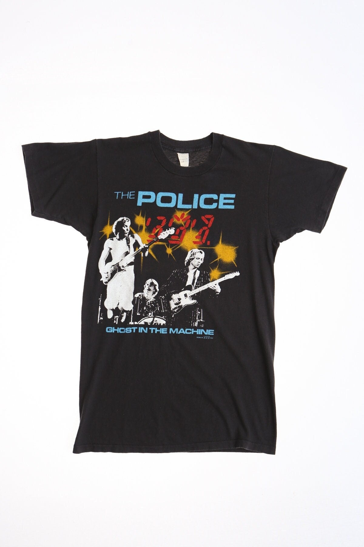 Rock 1982 north american tour the police ghost in the machine black vintage