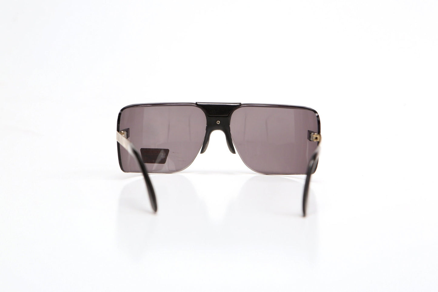 Vintage men women sports deadstock black sunglasses made in taiwan 90's 80's y2k