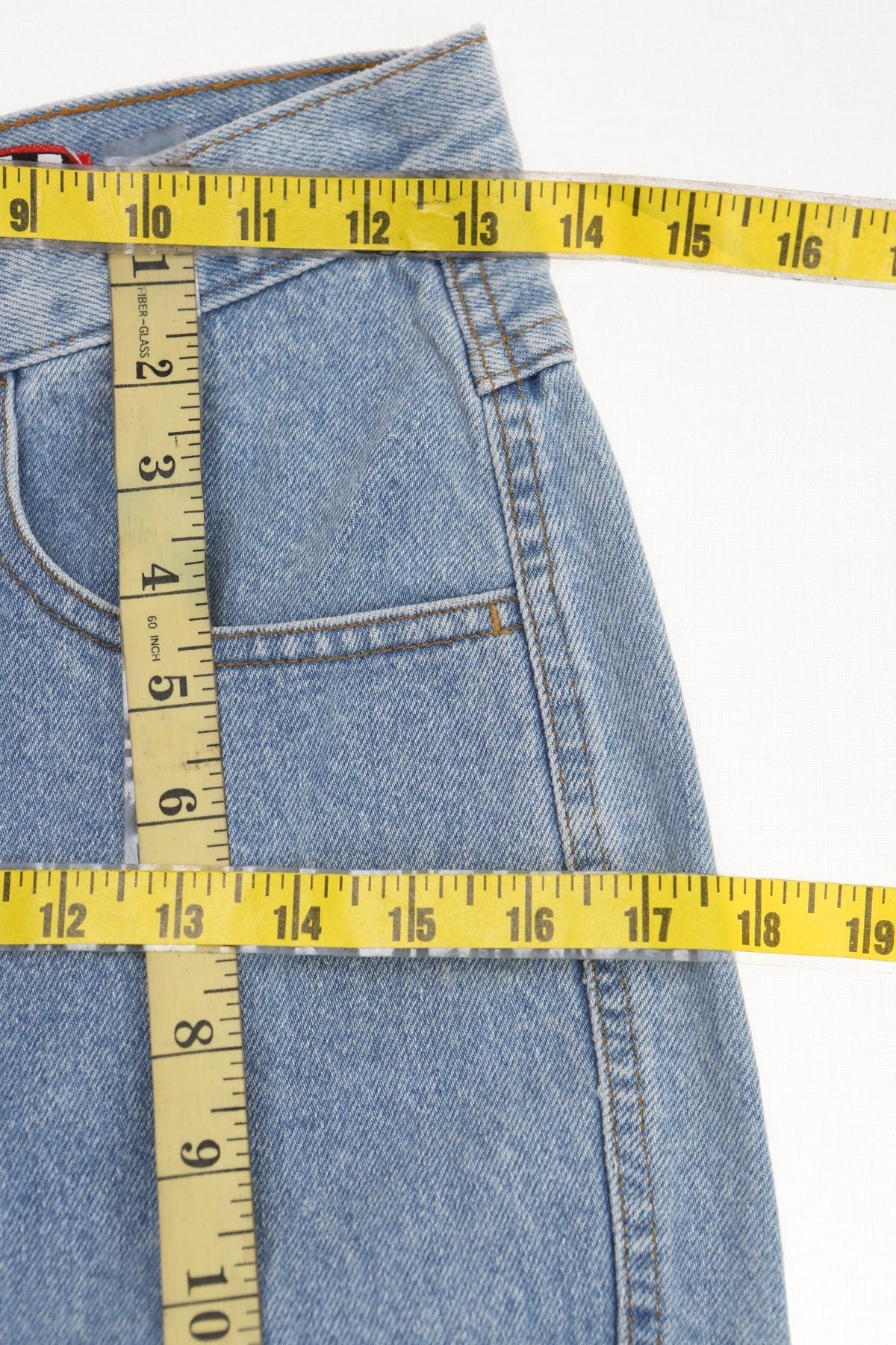 90's High Waist Jeans with Bart Simpson Print