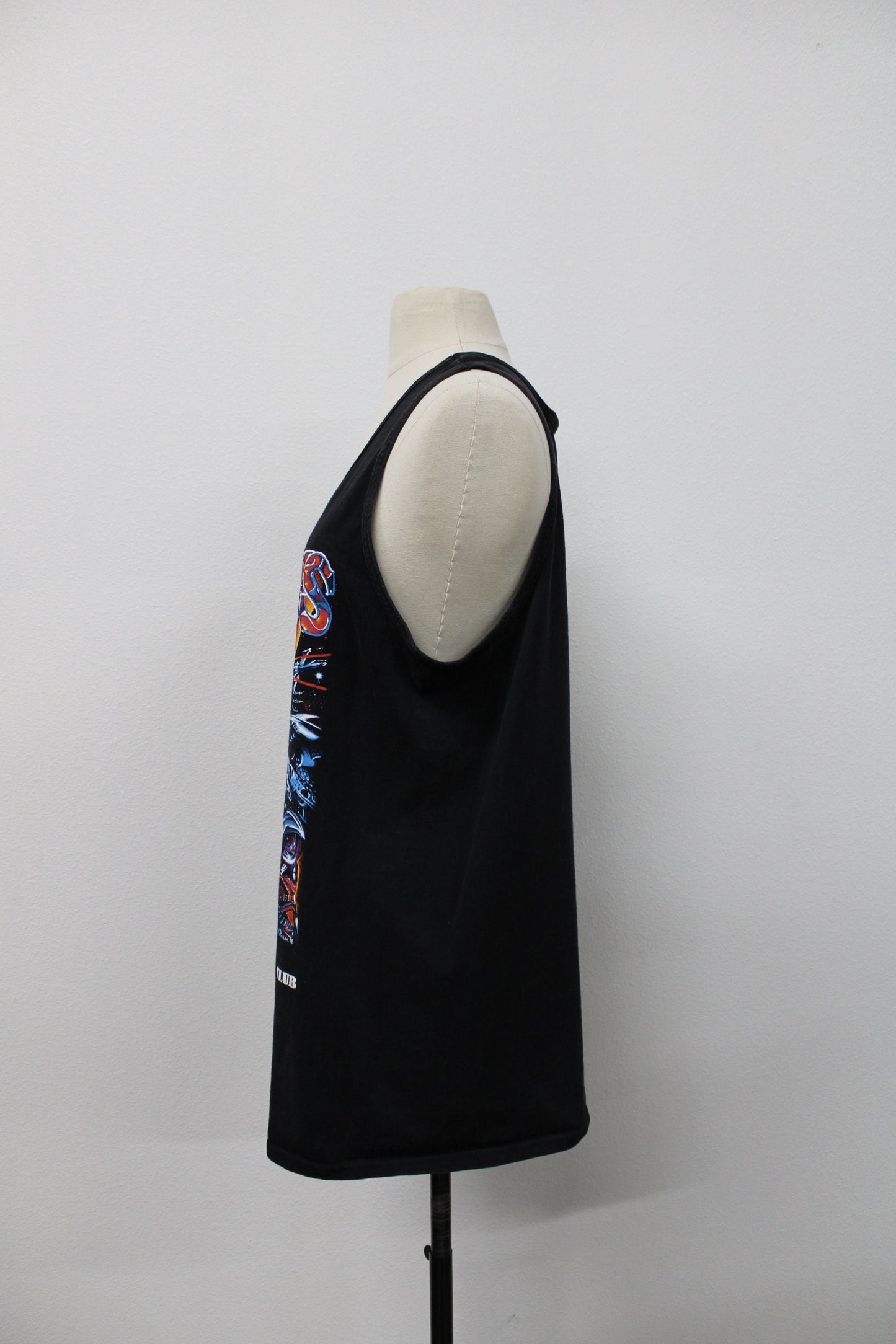 Harley rendezvous 78 99 1996 biker graphic vintage tank top indian motorcycle rally universe black