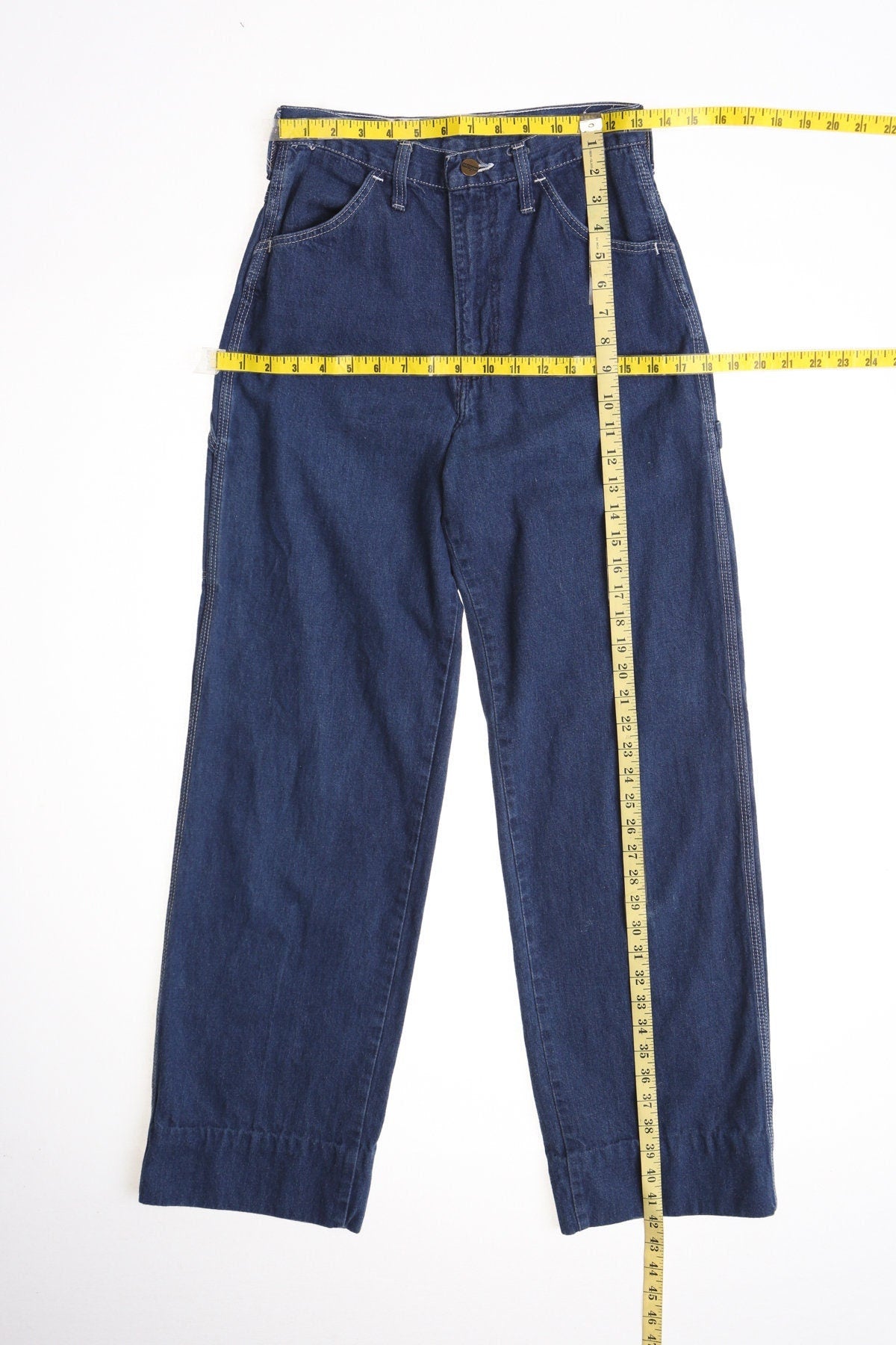 Vintage wrangler carpenter denim pants high waist y2k baggy work men utility cargo