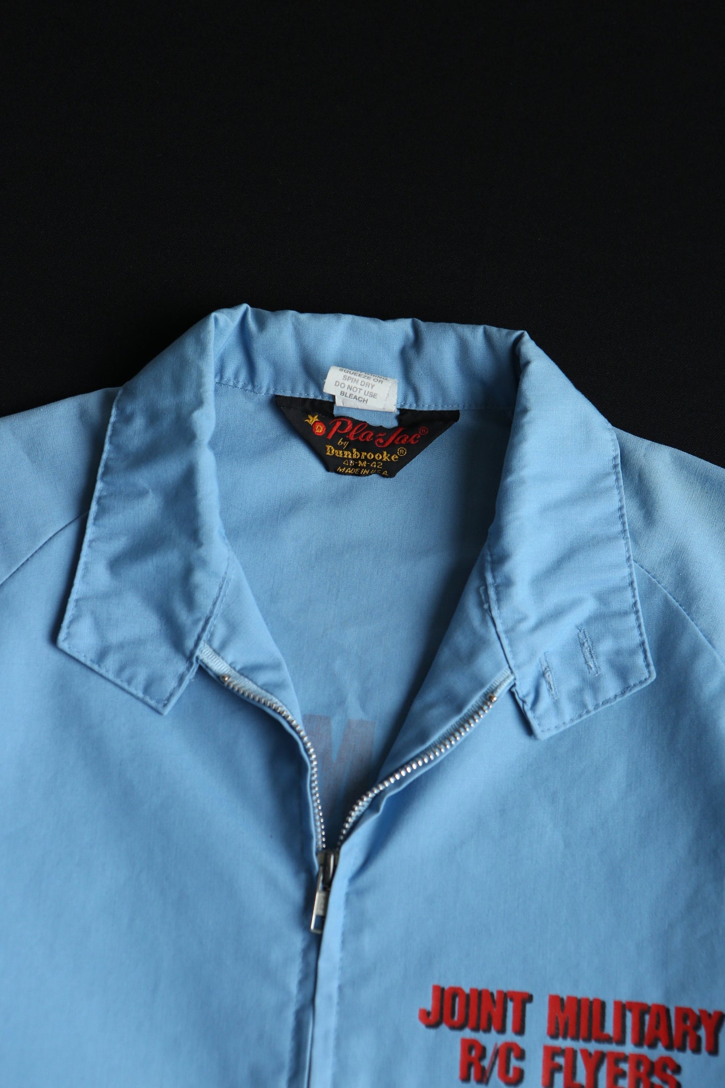 Vintage military jacket utility blue marines 60's rc flyers p f51 made in usa