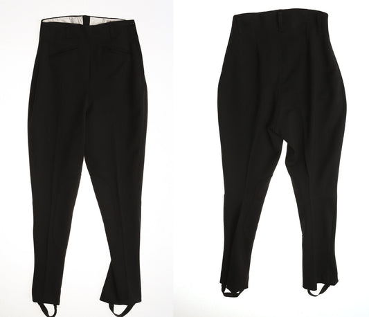 Vintage black riding women pants trousures men meyers brothers inc kentucky derby 40's 50's