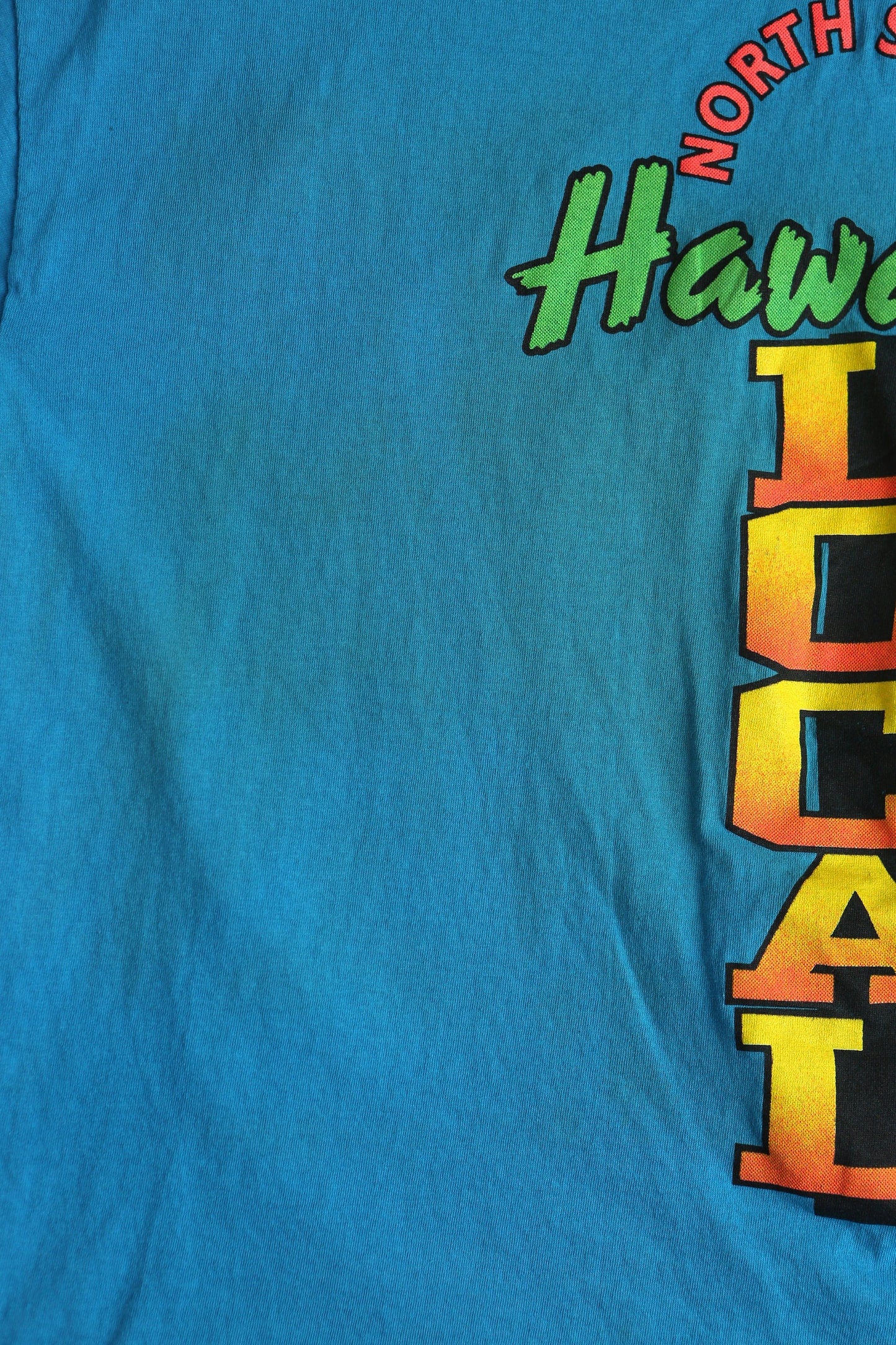 Hawaii t-shirt vintage surfing blue north shore graphic surf local surfer