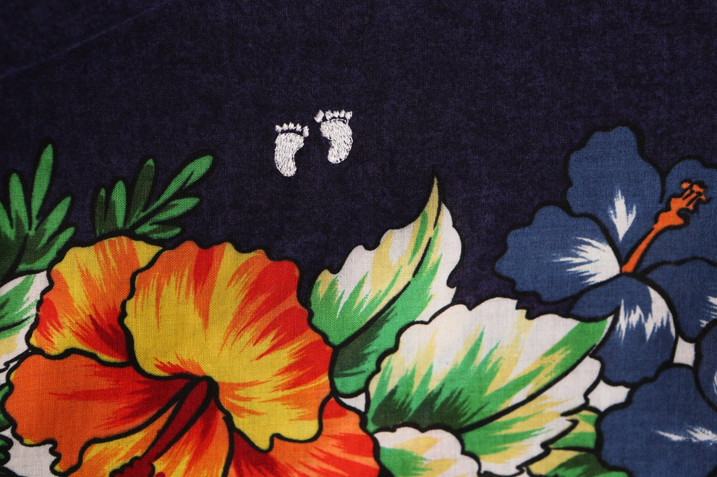 Vintage 70's hawaiian surfing shirt hang ten blue aloha hawaii size large