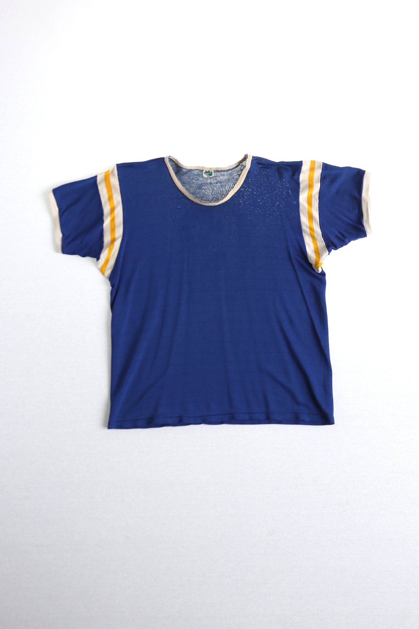 Vintage blue football jesrey maple label 60's number 13 large