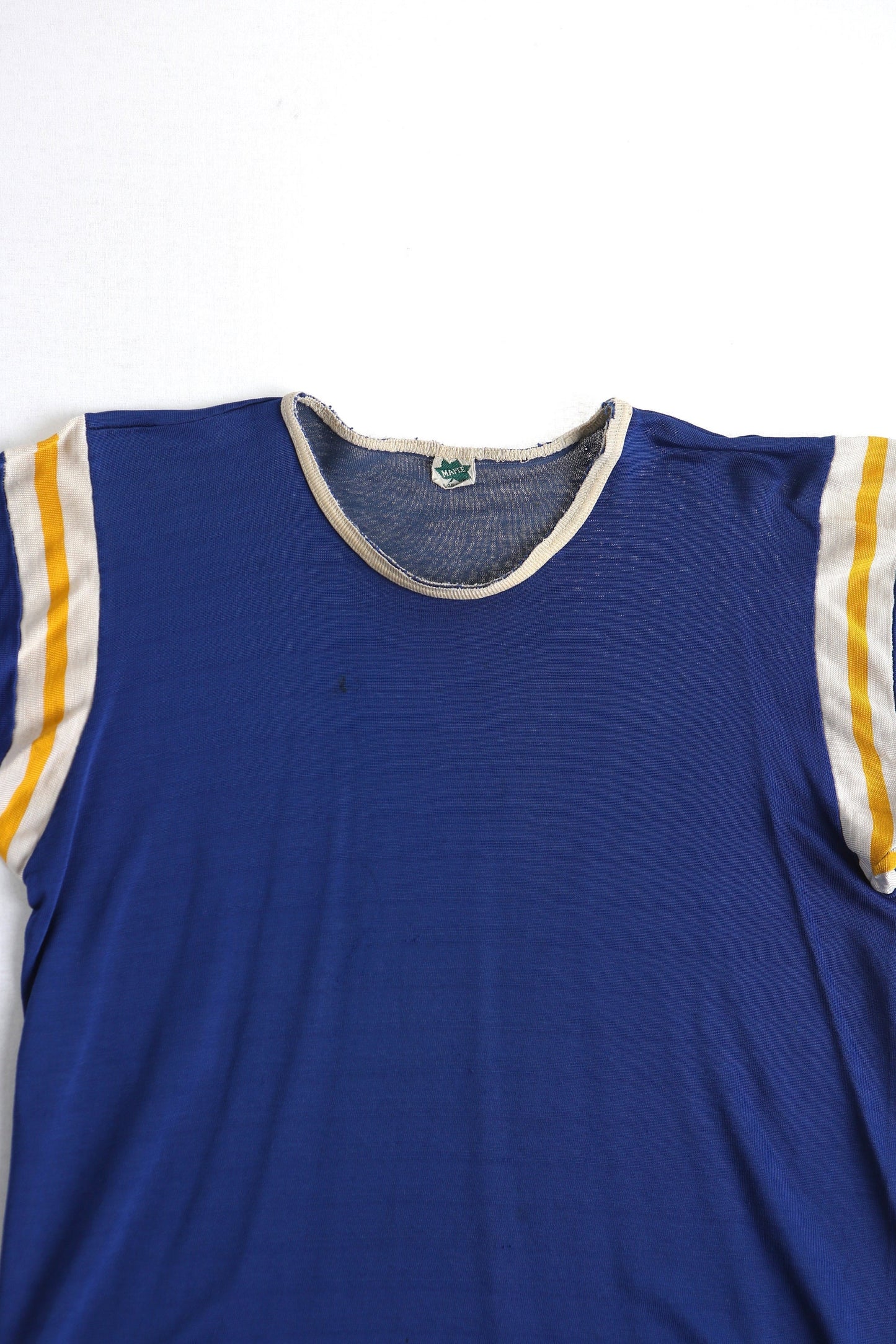 Vintage blue football jesrey maple label 60's number 13 large