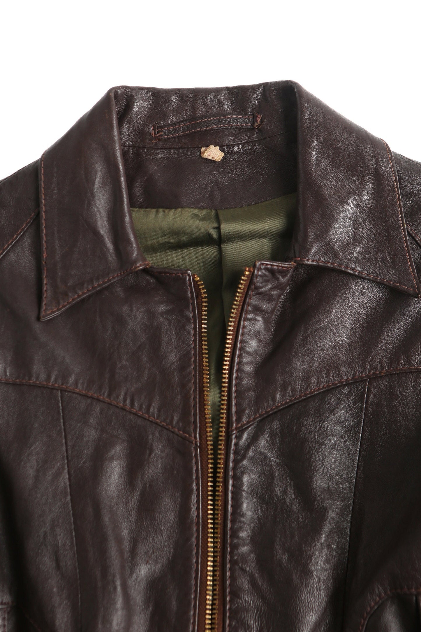 Vintage 70's biker leather jacket north beach honda patch eagle unisex men women hippie