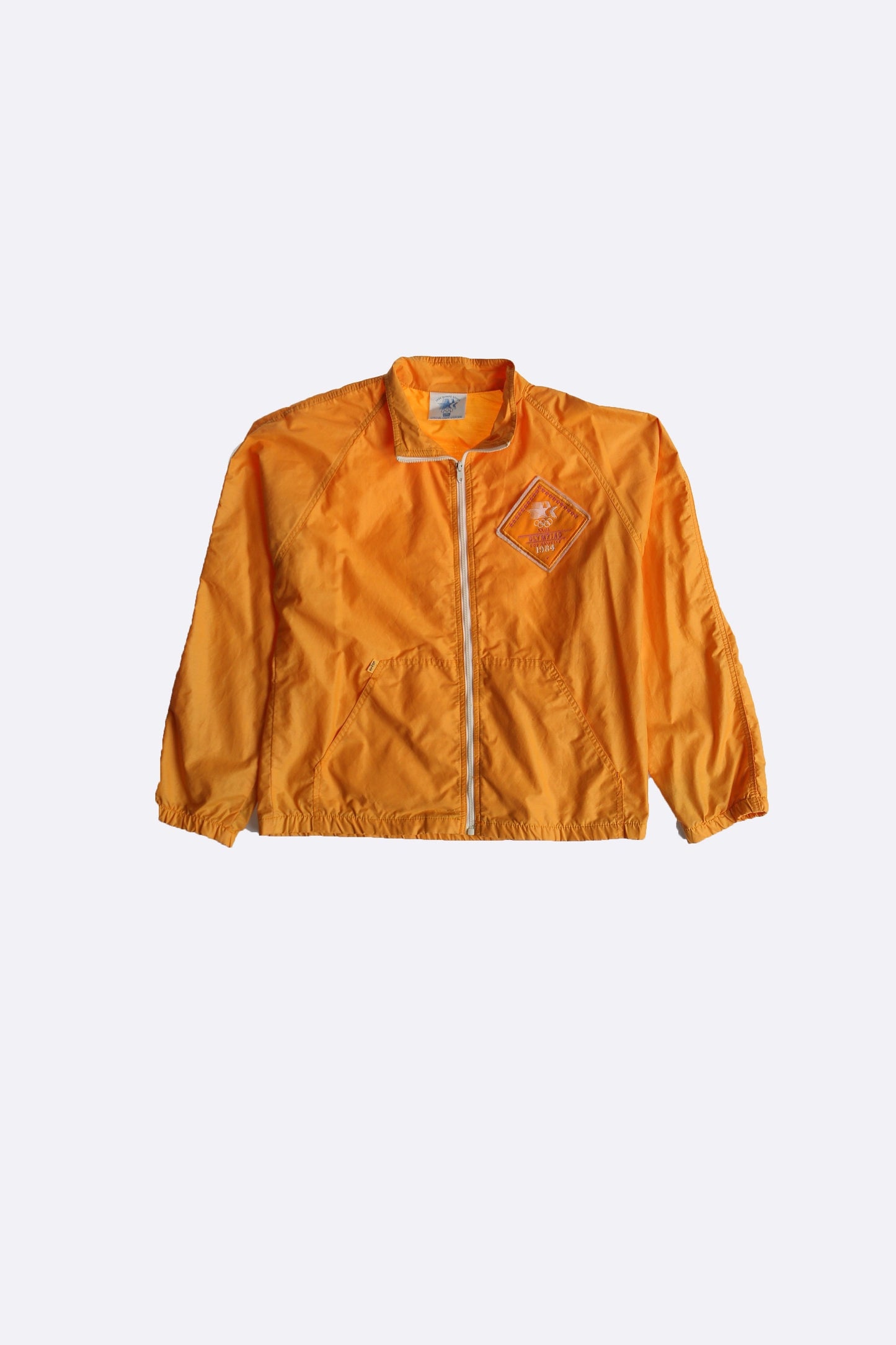 Levi's vintage nylon jacket yellow 1984 olympiad xxiii los angeles olympic games