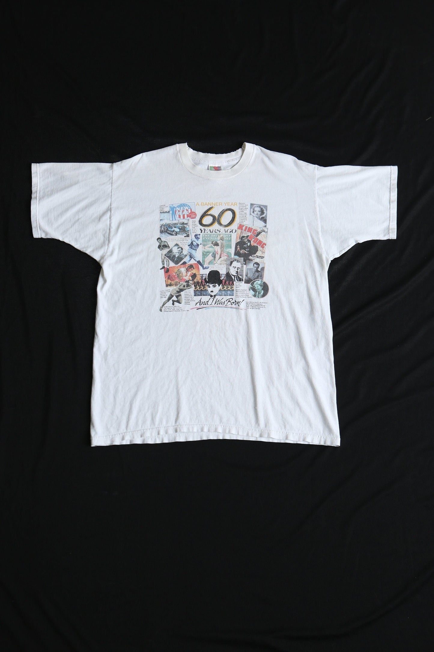 Vintage white king kong 60 years ago film gone with the wind babe ruth marlene dietrich humphrey bogart joe luis charlie chaplin jesse owens