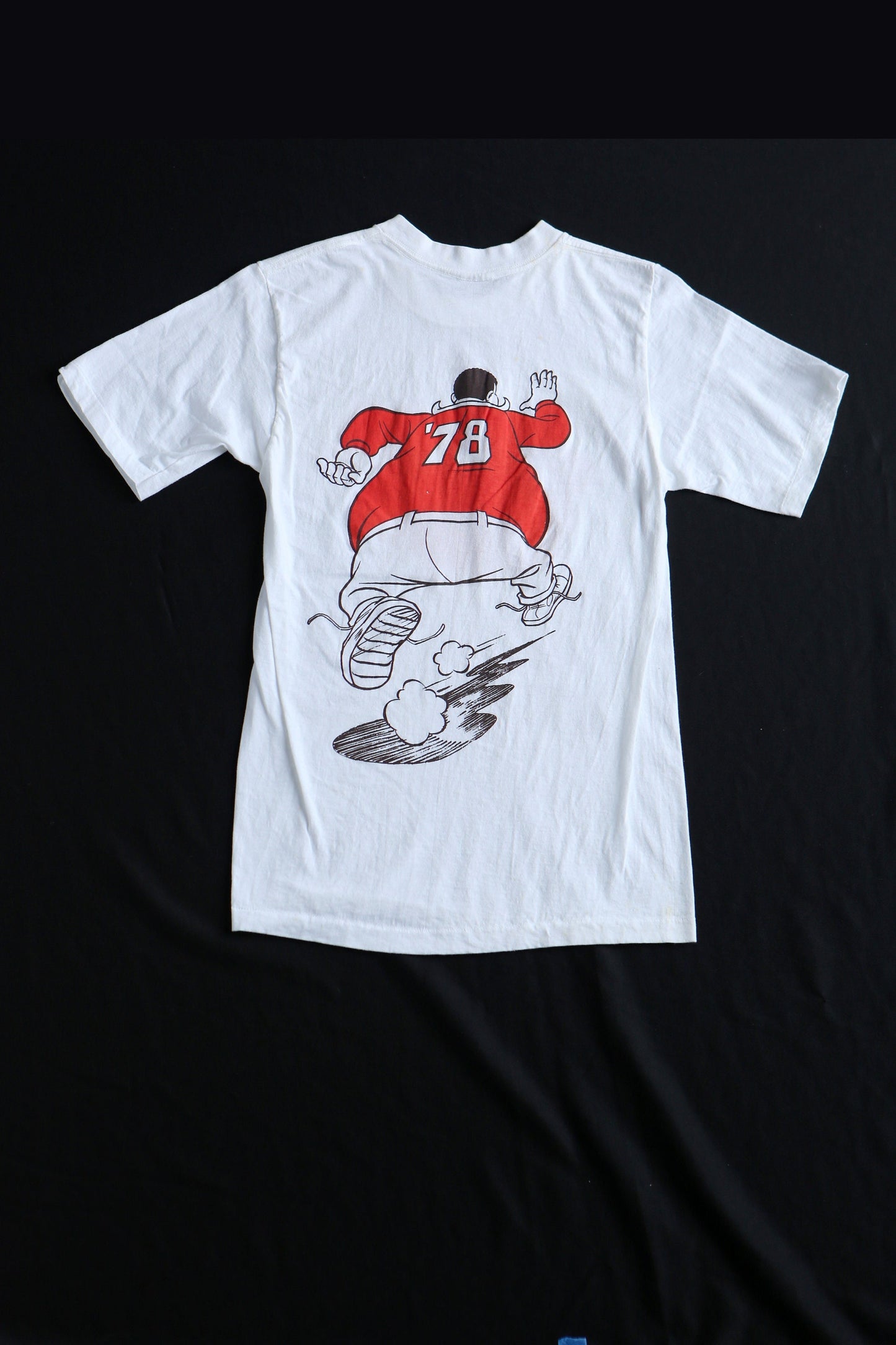 Fat albert vintage t-shirt graphic filmation 1977 bill cosby associate white 70's made in usa