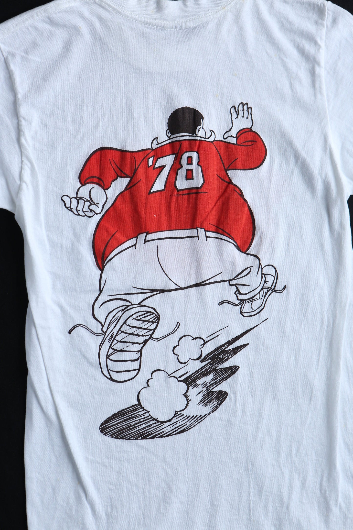 Fat albert vintage t-shirt graphic filmation 1977 bill cosby associate white 70's made in usa