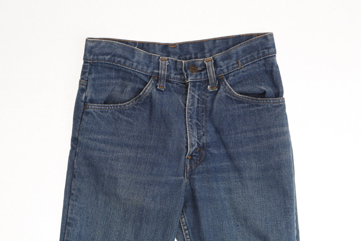 Vintage Levi's Denim Bell Bottom Pants - Estimated Era 1970's - 1980's - Estimated Style 517