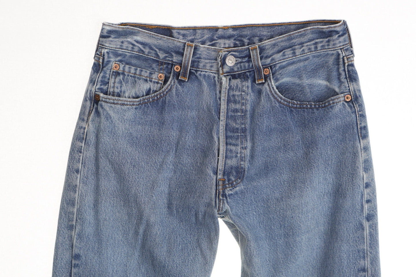 Vintage 501 levi's jeans denim pants blue 90's men made in usa high waist women