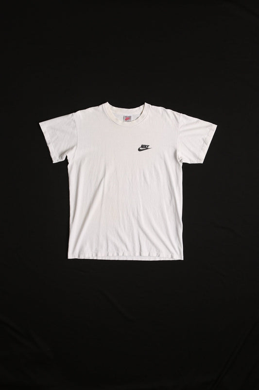 Vintage nike t-shirt graphic just do it white red fly medium made in usa