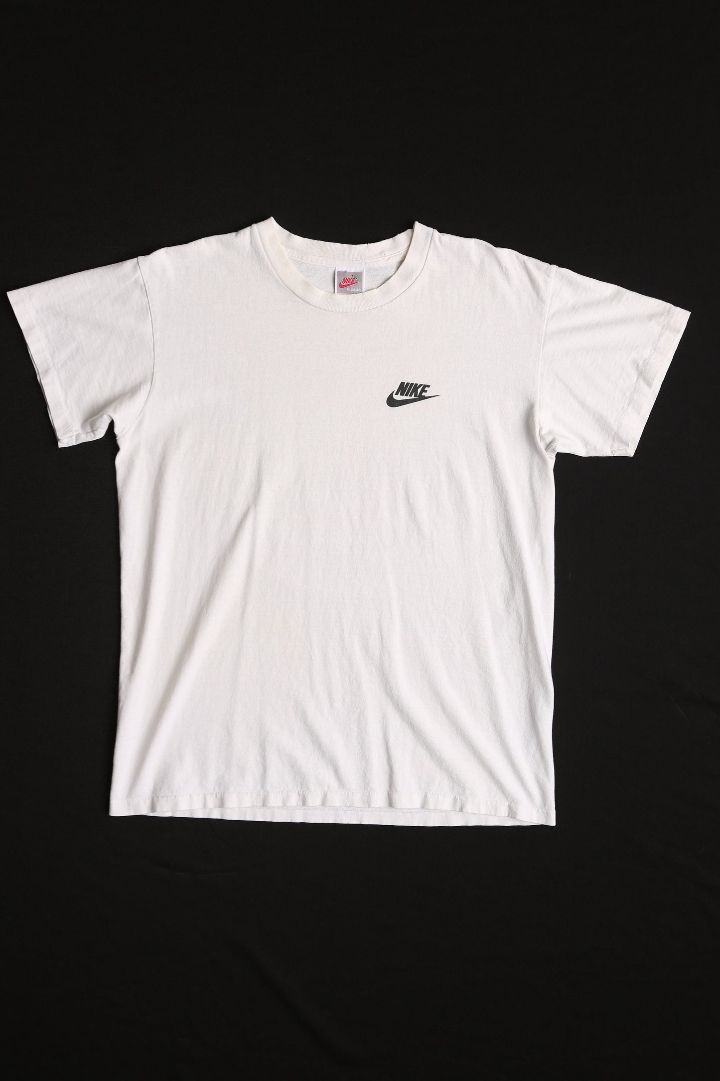 Vintage nike t-shirt graphic just do it white red fly medium made in usa