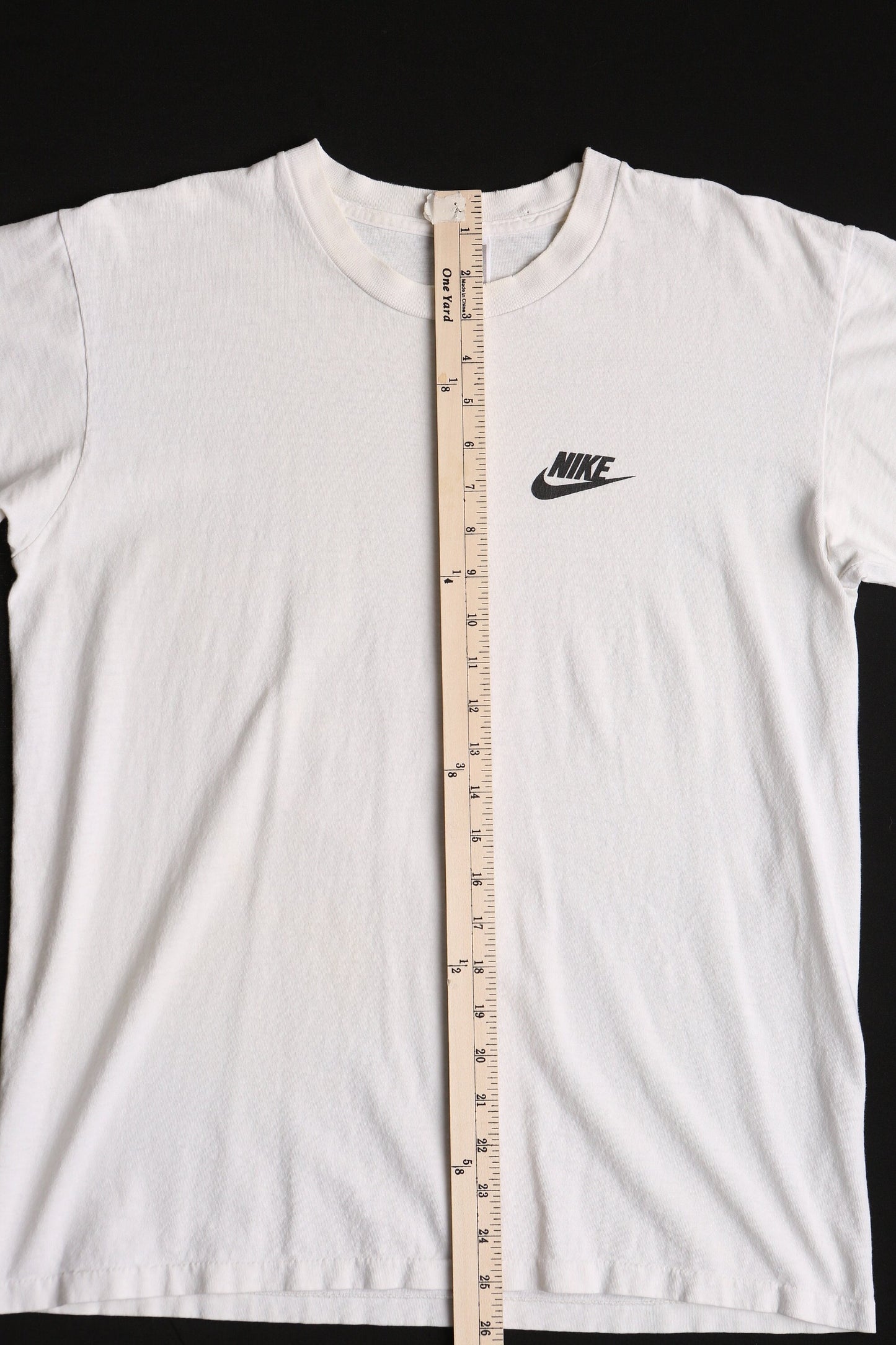 Vintage nike t-shirt graphic just do it white red fly medium made in usa