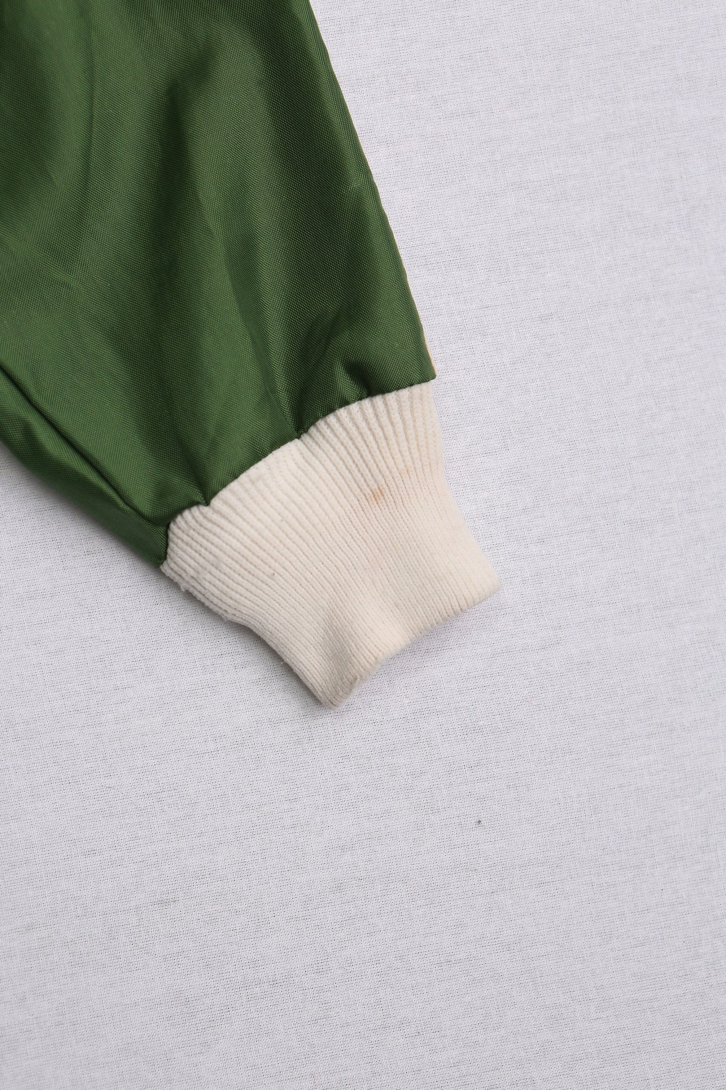 Vintage nylon jacket racing drag quaker state patch