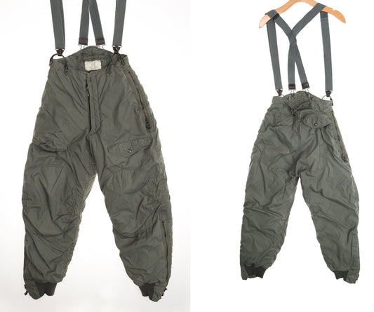 Vintage military green usaf trousers type f-1b 70's flying united states air force