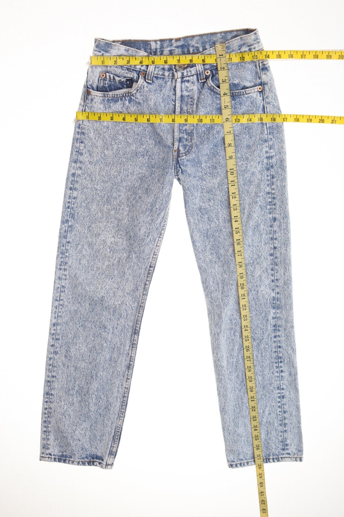 Vintage 501 levi's stonewashed jeans denim pants made in usa xx 90's