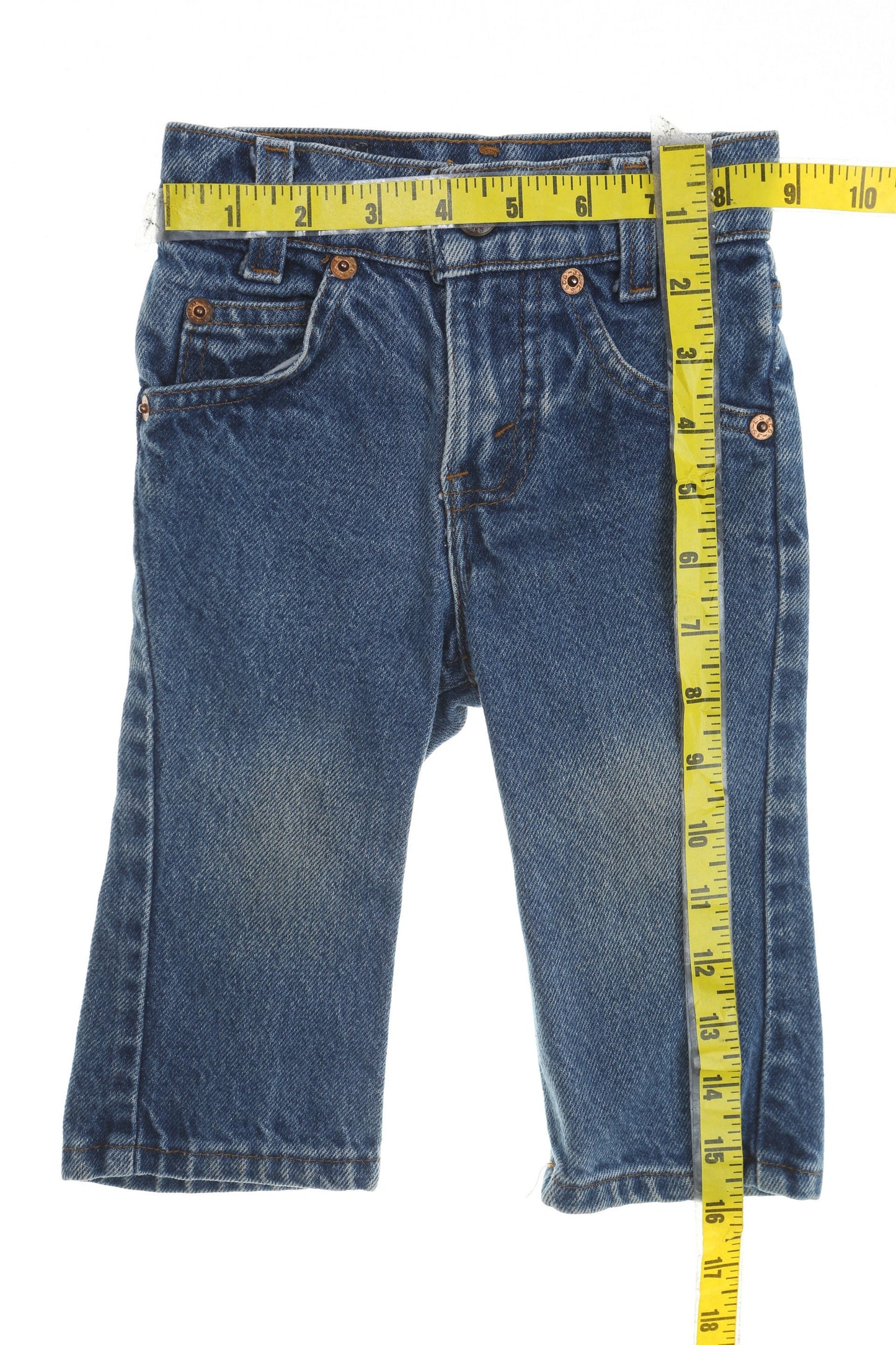 Vintage kids levi's jeans blue 90's denim pants made in usa 219