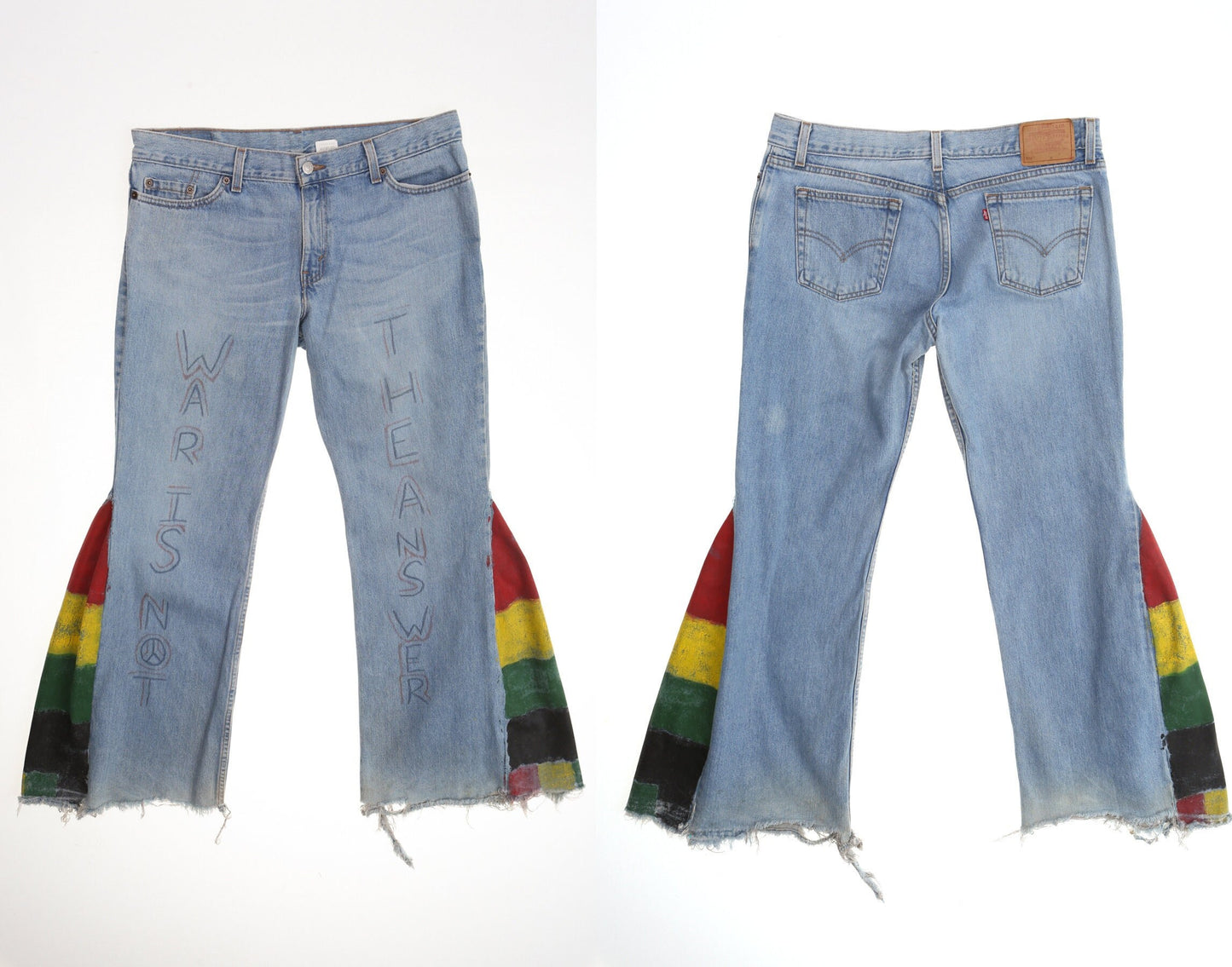 Vintage bell bottom levi's 510 jeans denim pants costume made 70's hippie