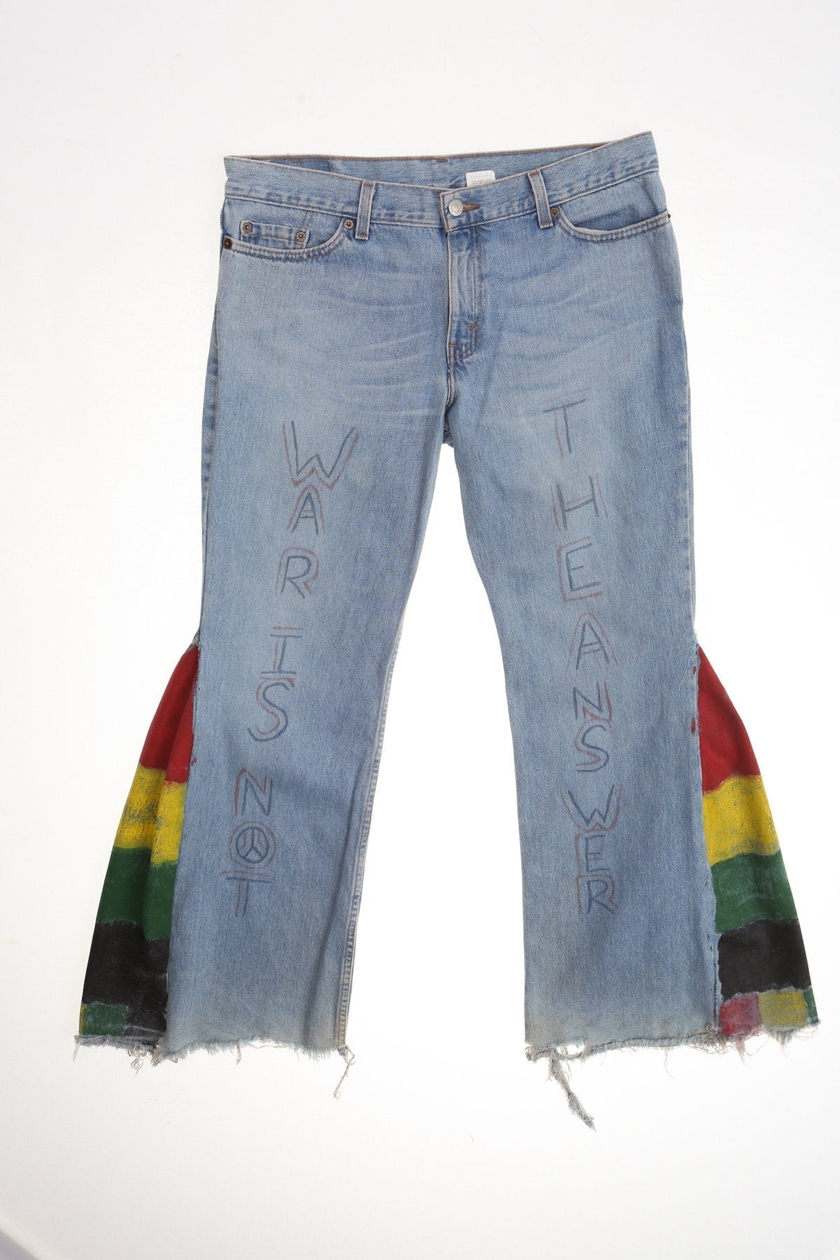 Vintage bell bottom levi's 510 jeans denim pants costume made 70's hippie