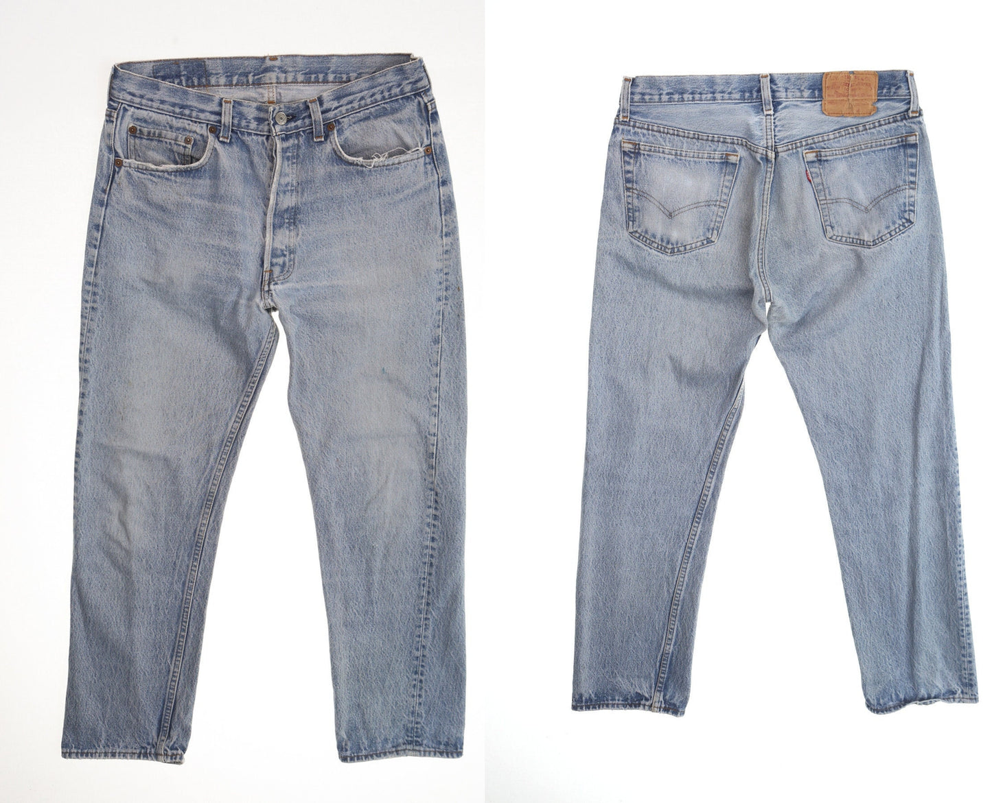 Vintage 501 levi's jeans denim pants made in usa 90's 32 waist high waist