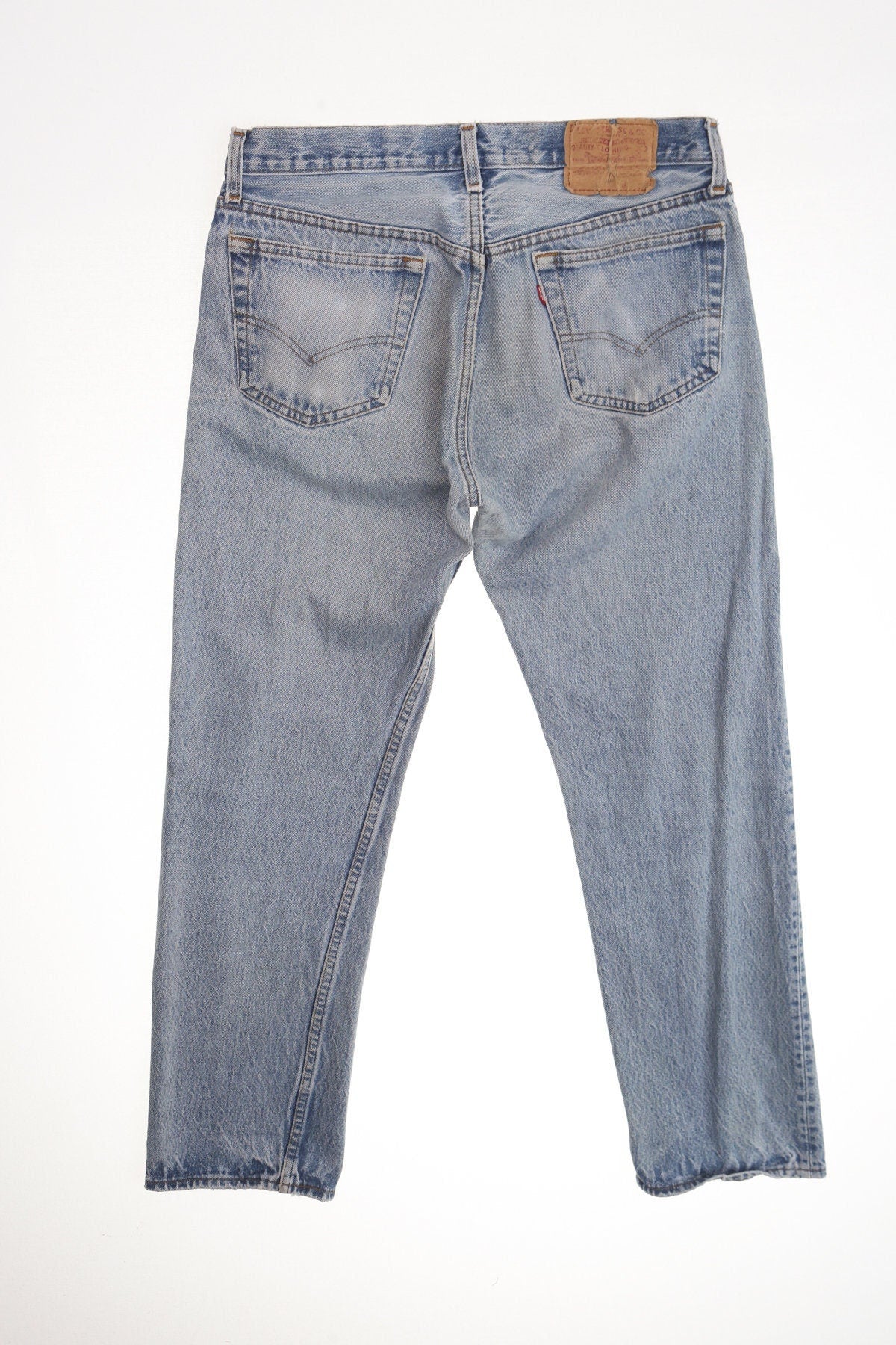 Vintage 501 levi's jeans denim pants made in usa 90's 32 waist high waist