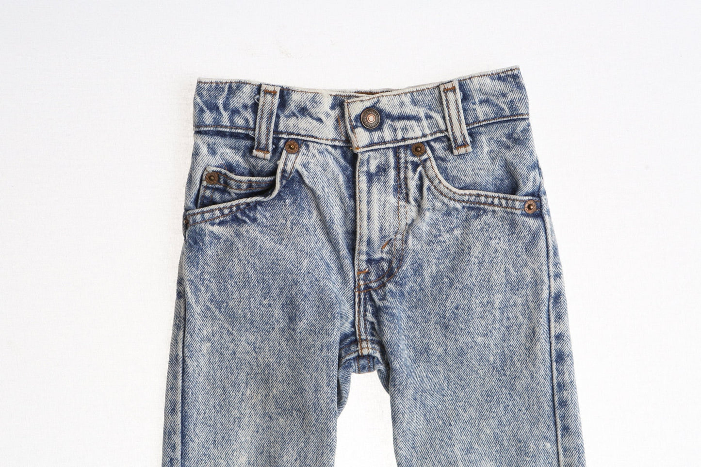 Vintage kids levi's denim pants jeans stonewashed 90's 18 waist