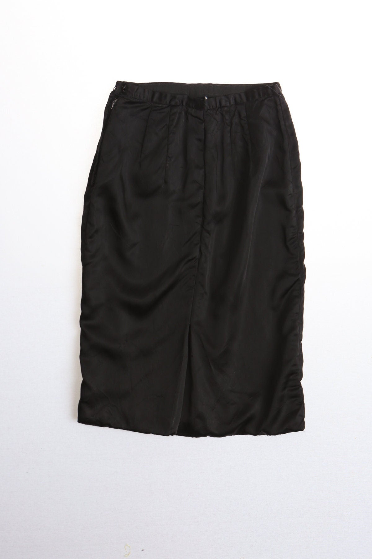 Vintage black pencil skirt 40's 50's rocakabilly mod preppy school girl