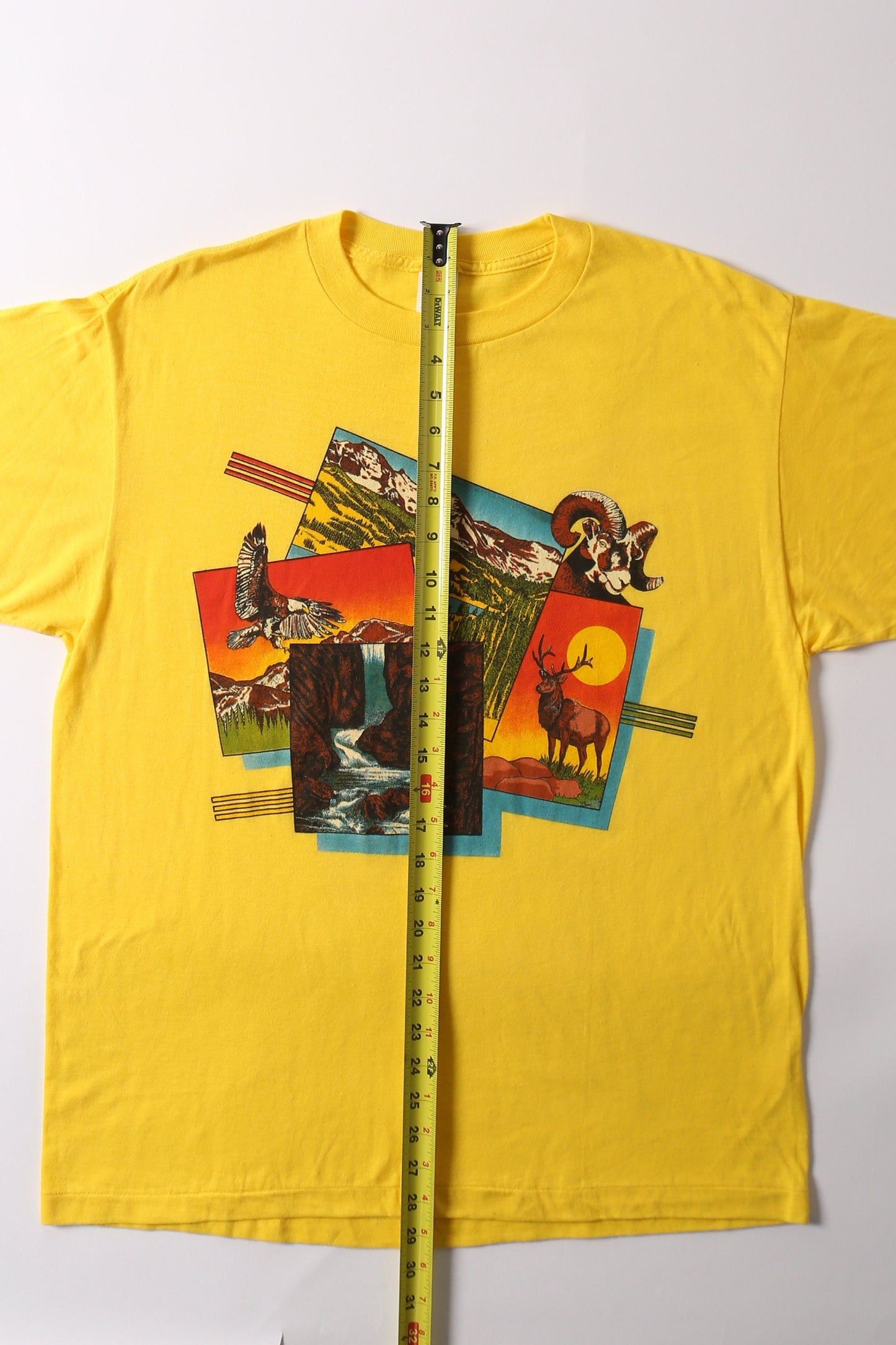 Vintage dead stcock made in usa 70's nature desert graphic t-shirt t-シャツ ビンテージ