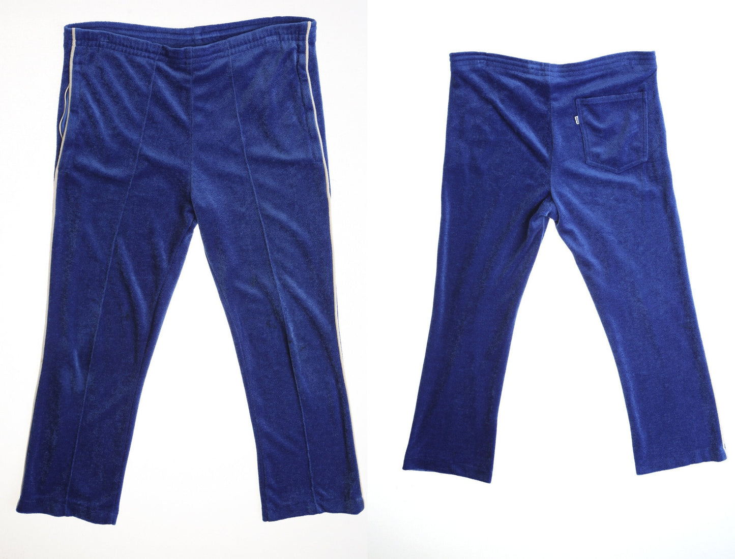Levi's terrycloth olympic games blue athletic pants men jogging 70's 80's usa