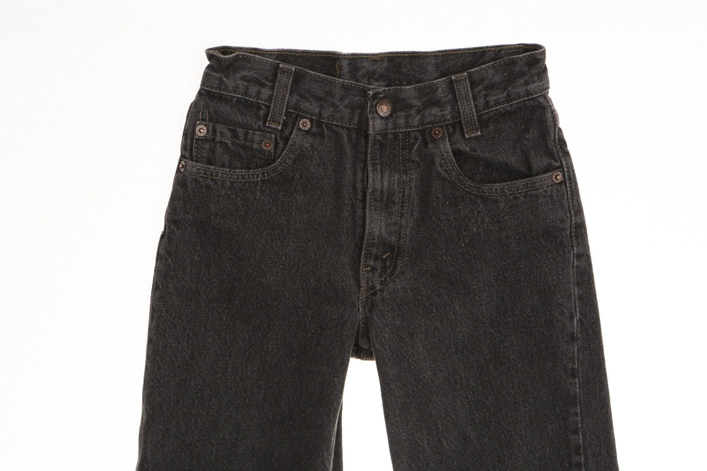 Vintage 501 slim black jeans levi's fit medium wash denim pants