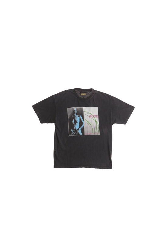 Aloha graphic i used to love her music vintage shirt boby naked surfer surfing hawaii