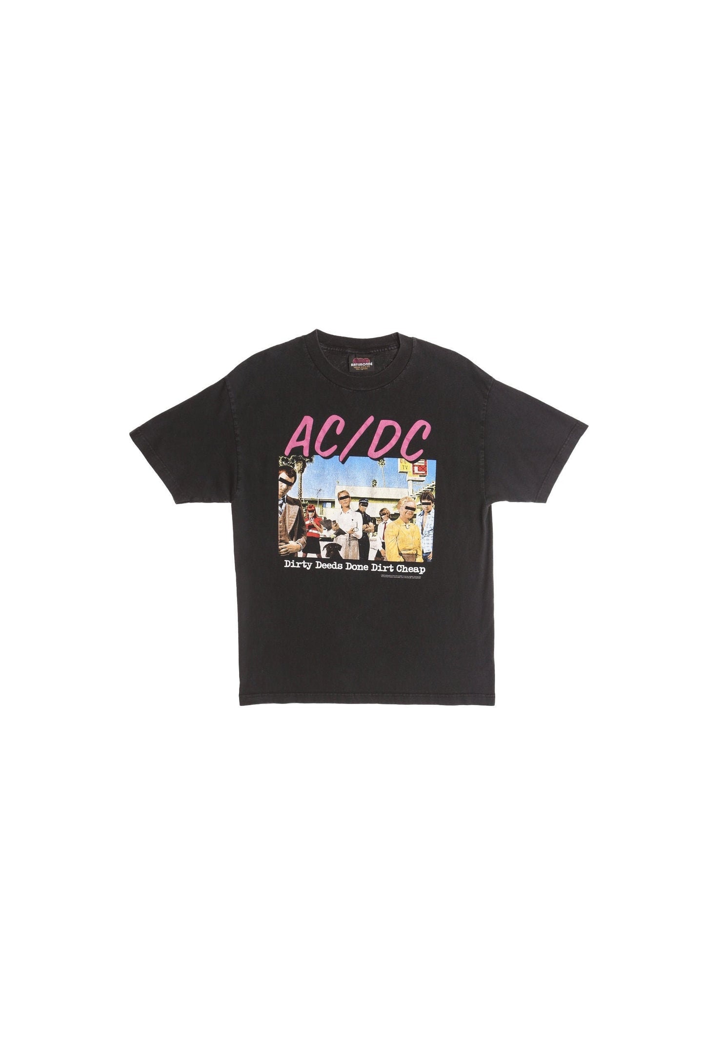 Vintage rock ac dc t-shirt 90's artimonde dirty deeds