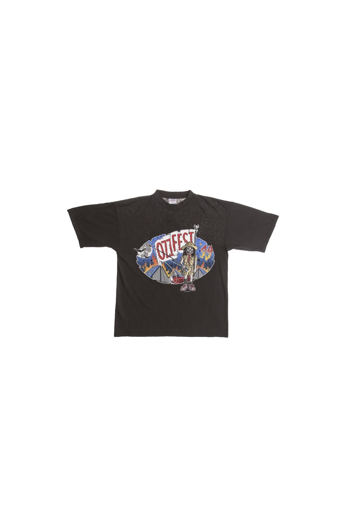 Ozzyfest 1999 black sabbath primus rob zombie slayer slipknot fear factory flashpoint godsmack system of a down rock t-shirt