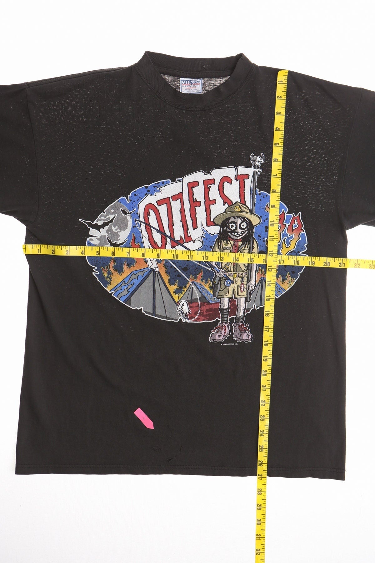 Ozzyfest 1999 black sabbath primus rob zombie slayer slipknot fear factory flashpoint godsmack system of a down rock t-shirt