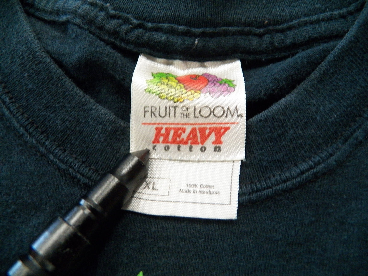 Black rock t-shirt graphic skull octopus tree heavy cotton fruit of the loom