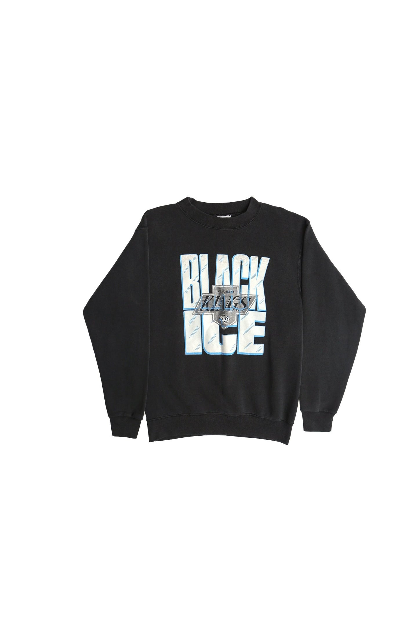 Vintage la los angeles kings graphic black ice sweatshirt 90's