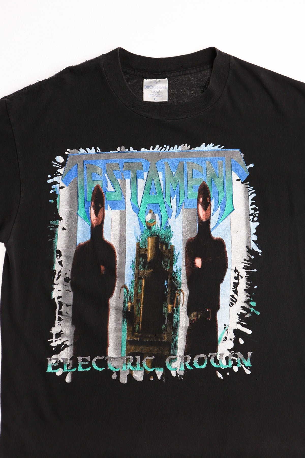 Vintage testament electric crown shirt 1992 performing rites